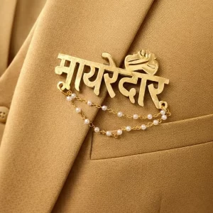 Premium Mayareder brooch for kurta and blazer styling