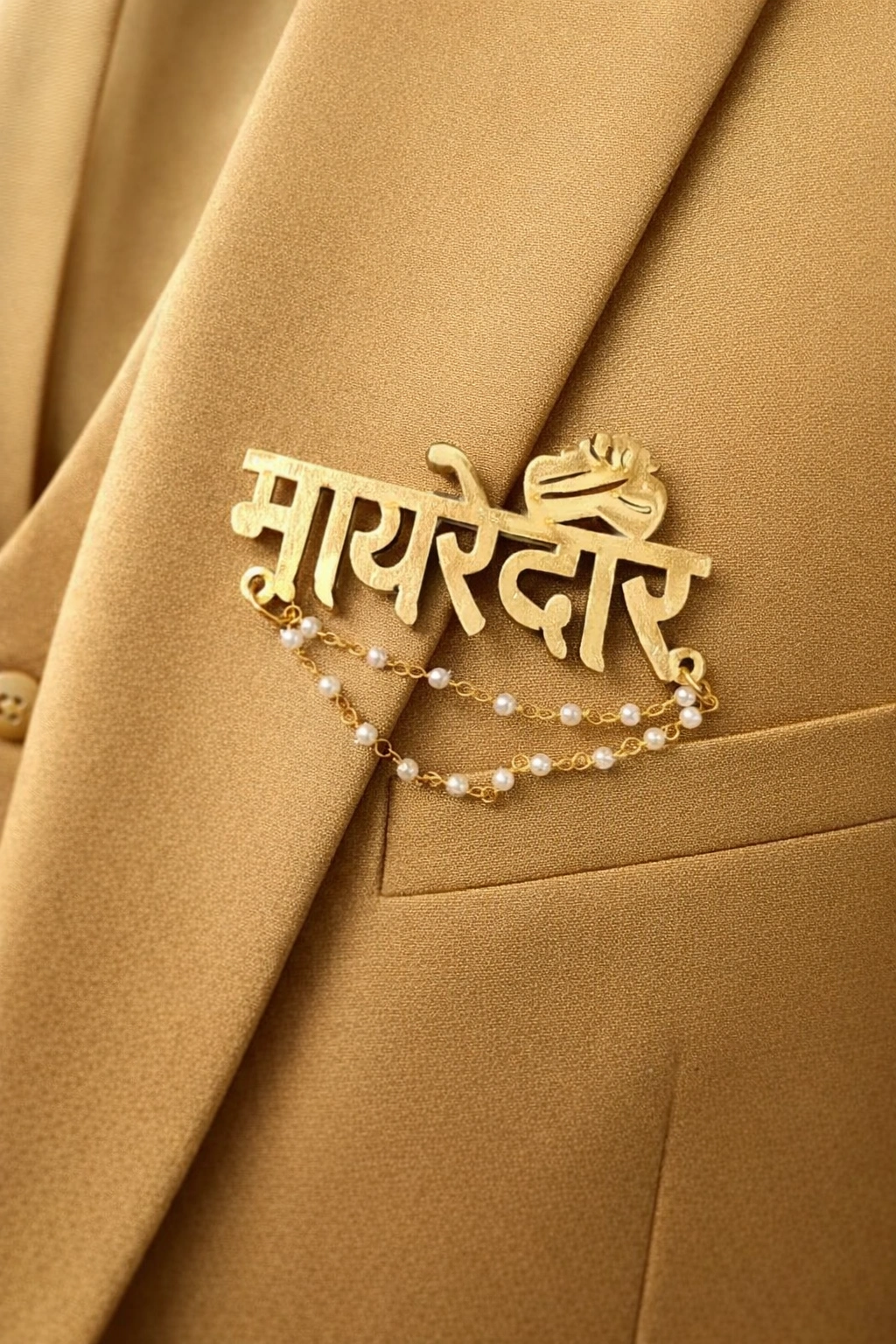 Premium Mayareder brooch for kurta and blazer styling
