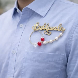 Pearl ladkiwale brooch for bride side family