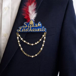 Custom name brooch for women and girls personalized name jewelry pin