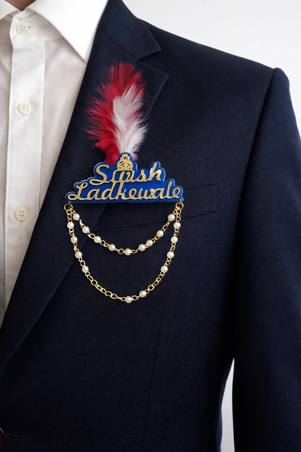 Custom name brooch for women and girls personalized name jewelry pin