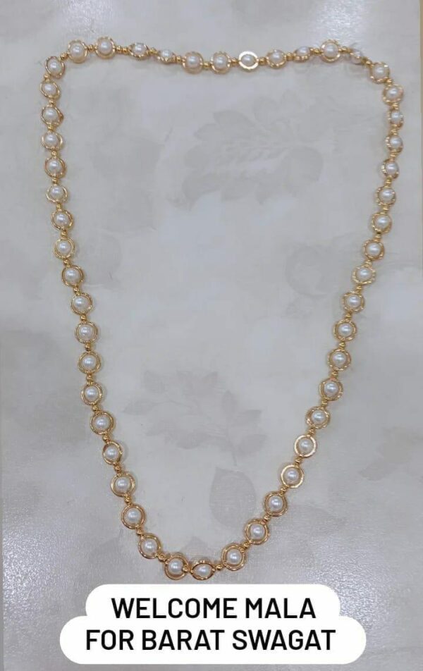 Pearl mala for barat swagat