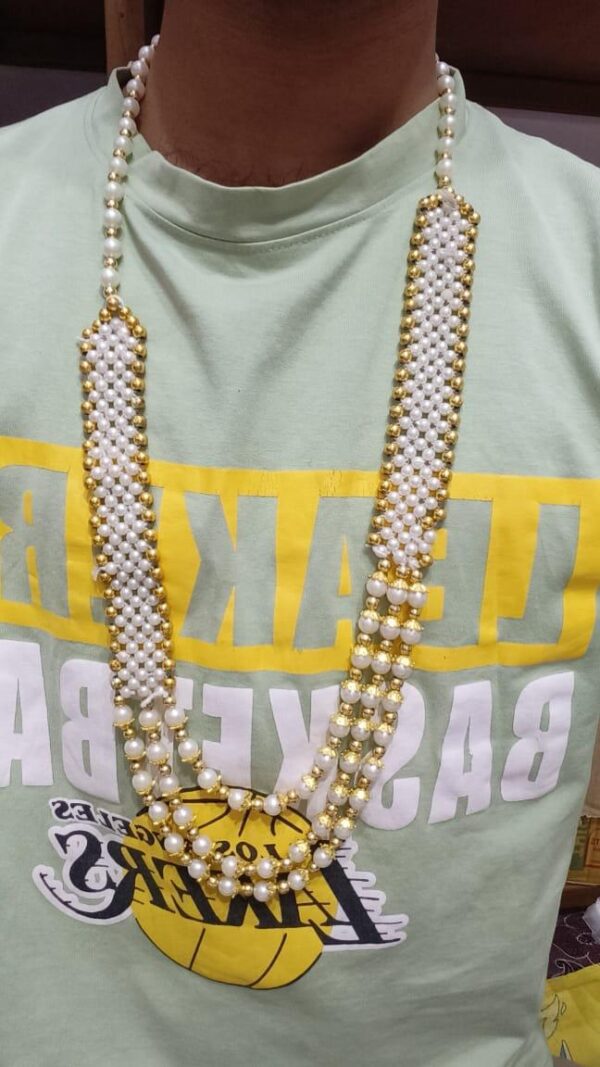 Beaded pearl mala