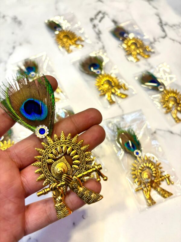 Krishna murliwale metal broochss