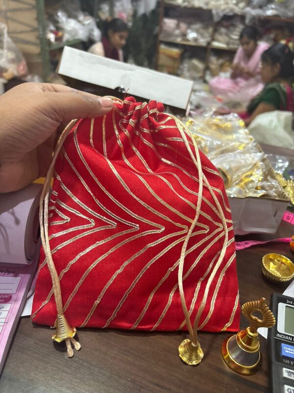 Gota work dryfruit potly bags