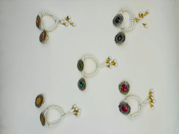 Bandhej bracelet and ring combo for return favour