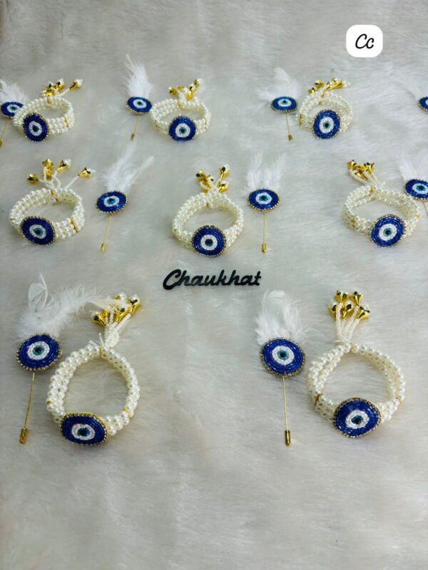 Evil Eye Brooch Plus Bracelet