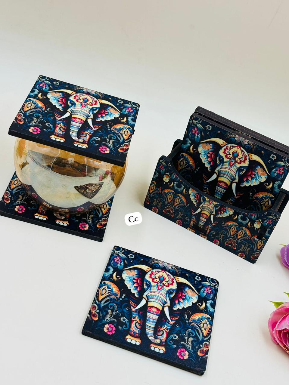 Wooden Printed Coaster