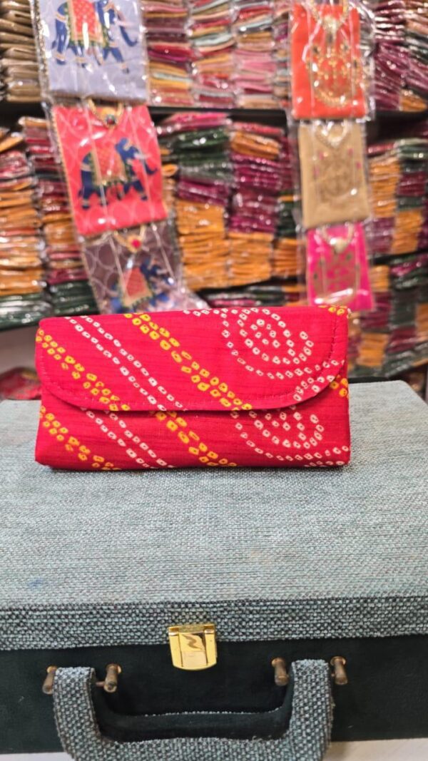 Bandhej Clutch Purse