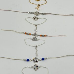 Silver Rakhi Bracelet