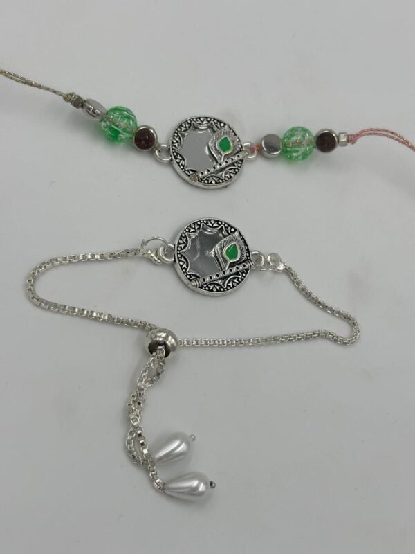 Silver Rakhi For Raksha Bandhan