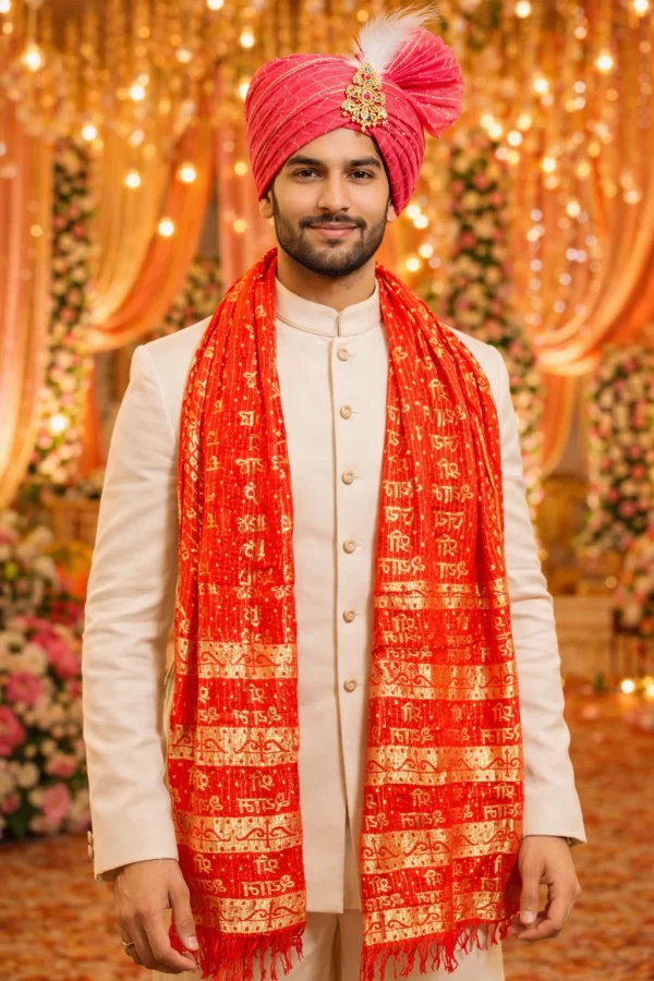 Religious Jai Shree Shyam printed dupatta for devotees