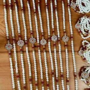Flower Kundan Mala For Wedding Guest Welcome