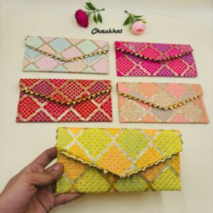 Designer Gift Cash Envelope For Haldi, Mehndi, Wedding