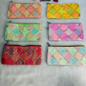 Two Zipper Pouch Envelope