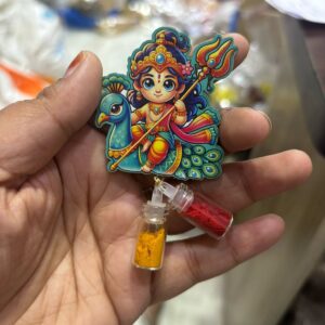 Murugan Haldi Kumkum With Fridge Magnate