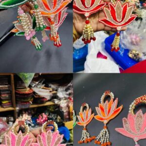Shubh Labh Pair Hanging | Traditional Door & Wall Hanging for Diwali, Weddings & Festivals