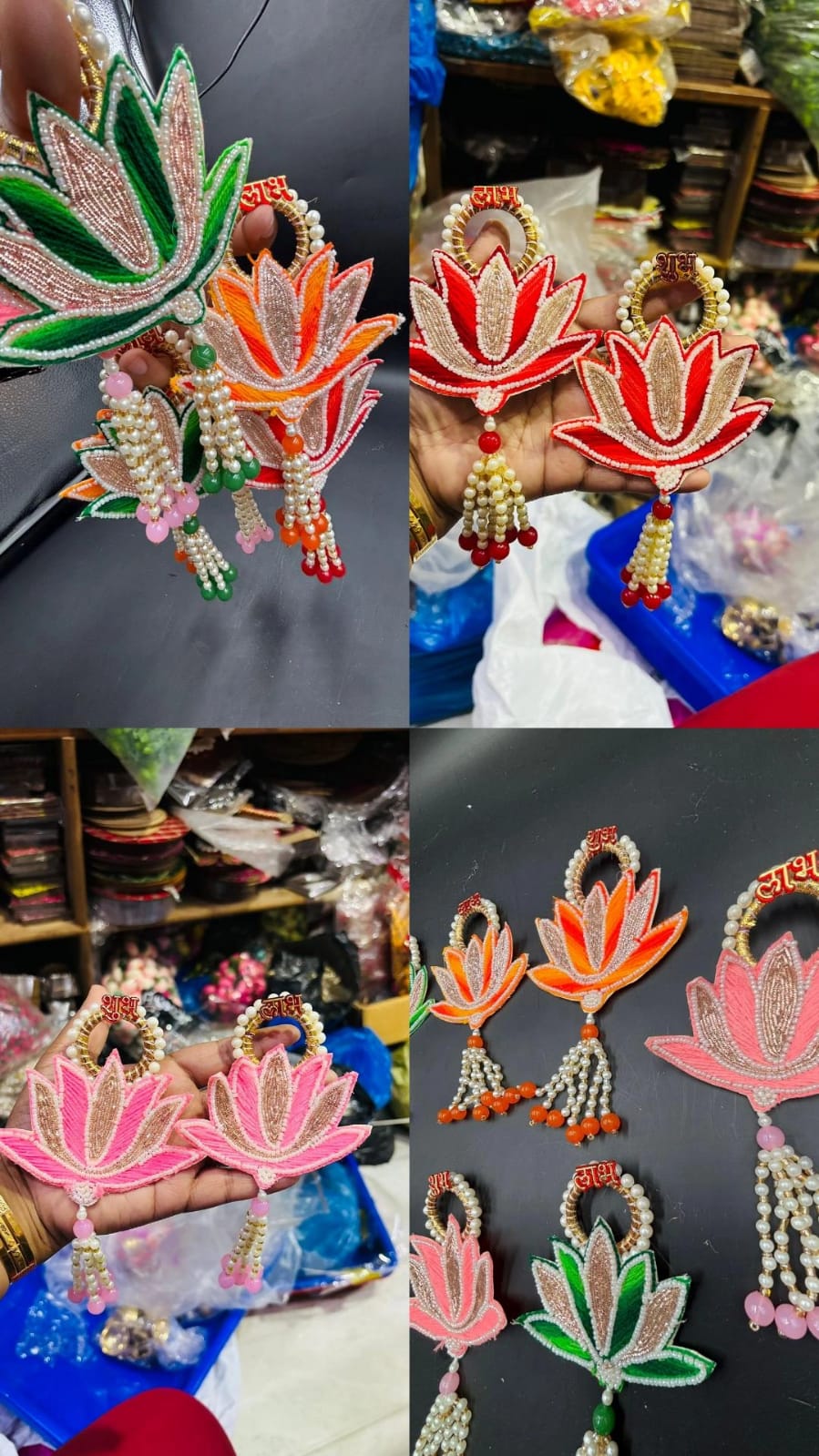 Shubh Labh Pair Hanging | Traditional Door & Wall Hanging for Diwali, Weddings & Festivals
