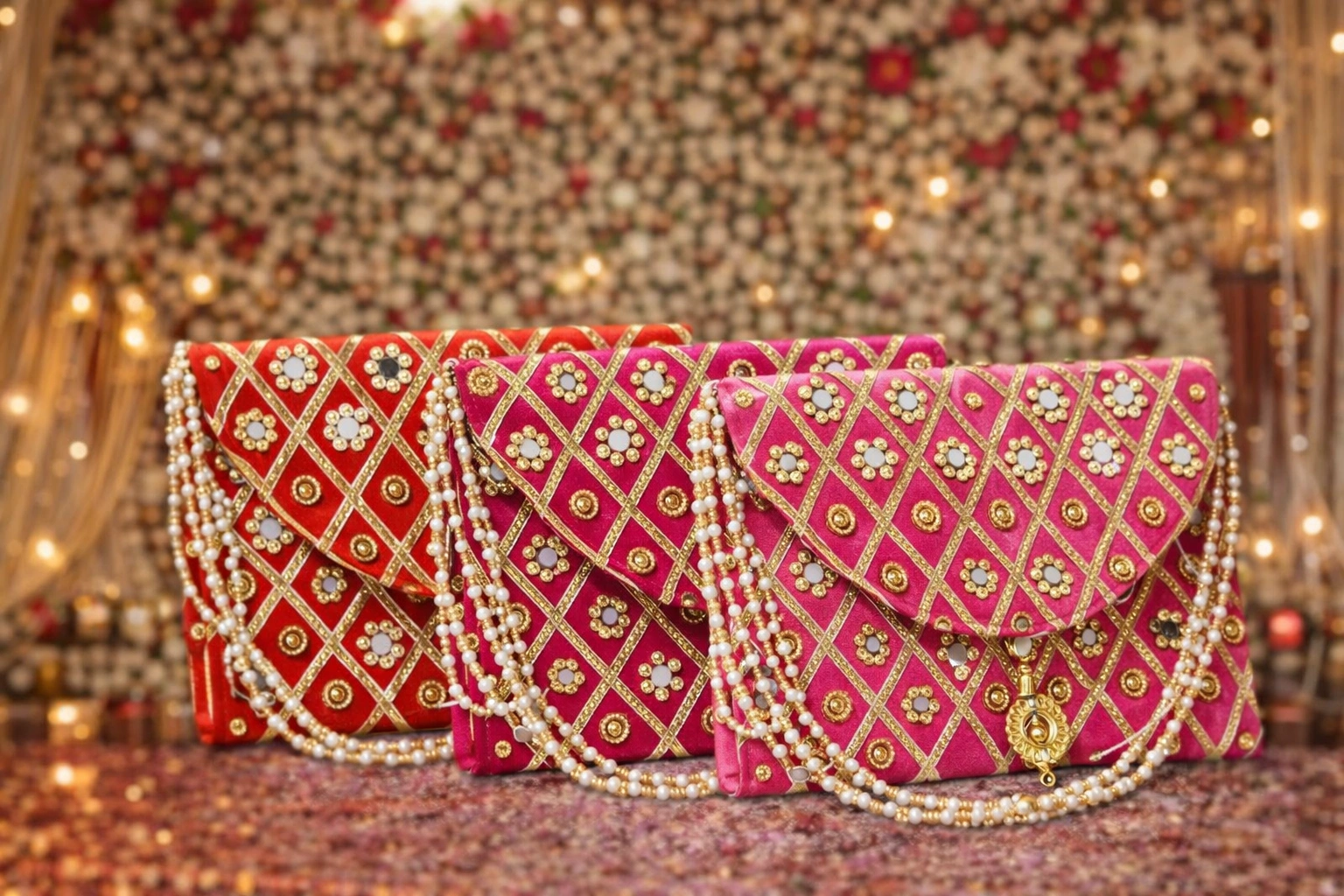 Designer women potli handbag for wedding and festive wear
