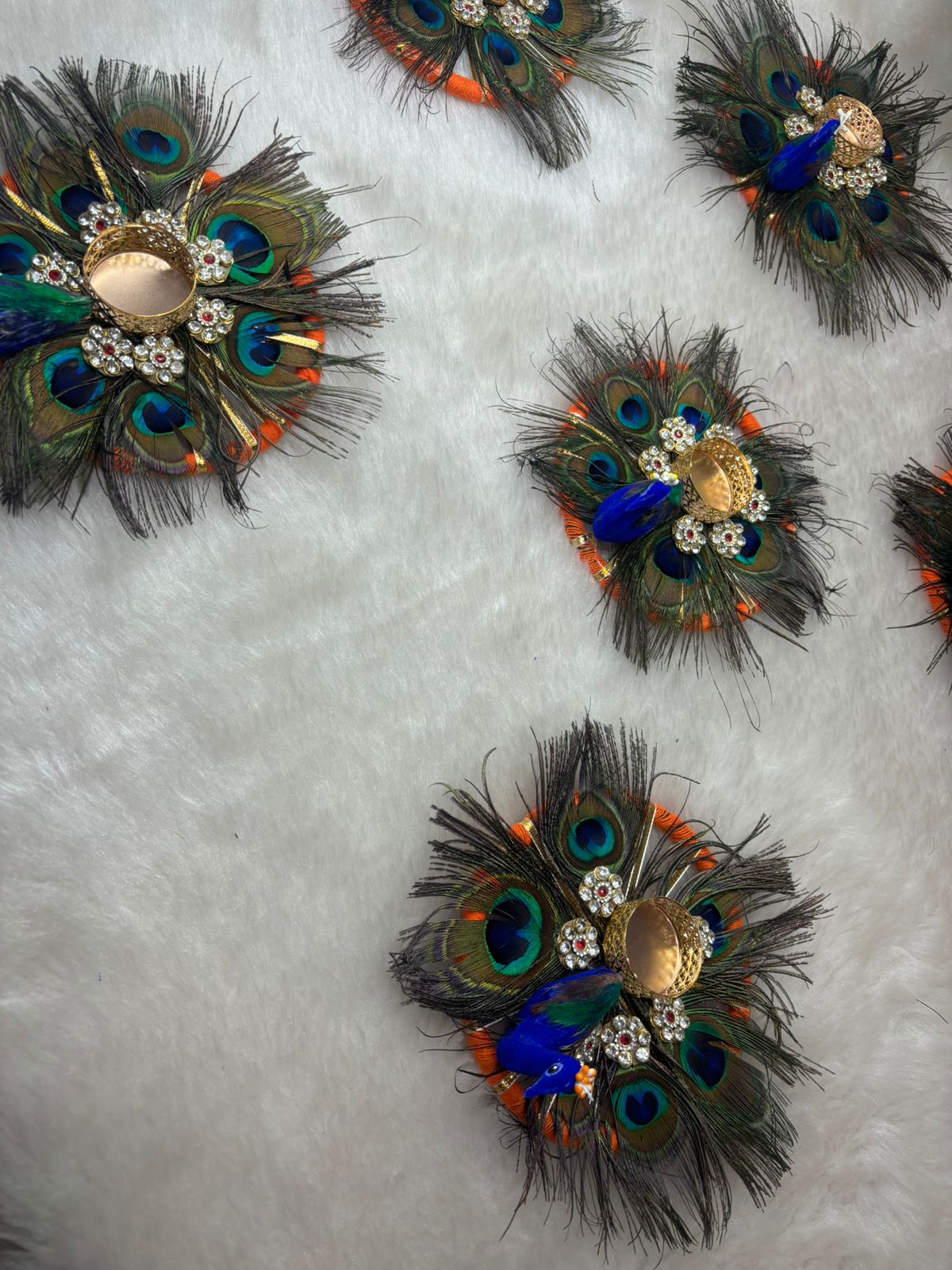 Peacock Design T-Light Candle Holder | Elegant Diwali & Festive Home Decoration