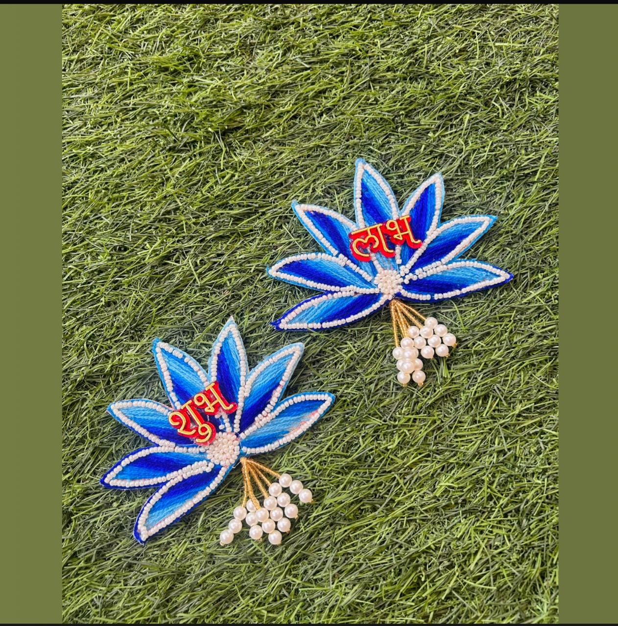 Shubh Labh Pair for Diwali Festival | Auspicious Door & Pooja Decoration