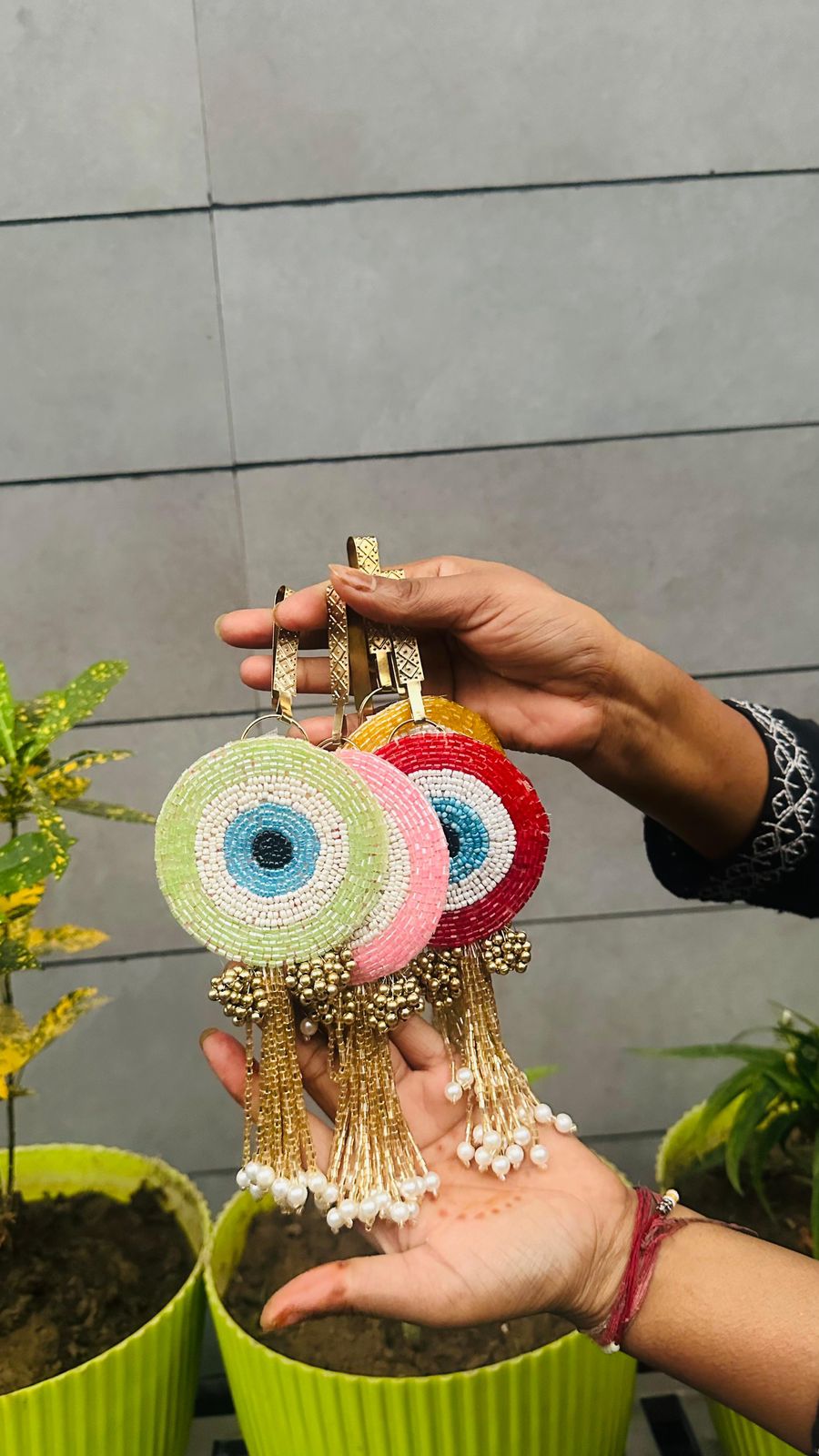 Evil Eye Beautiful Keychain | Stylish Protection Charm for Good Luck & Positivity