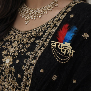 Designer Varpax brooch for men wedding outfit