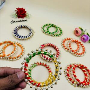 Designer Moti Kangan – Traditional & Fancy Pearl bangles  / (2 piece)