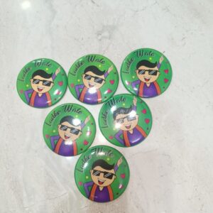 Custom Badges – Designer Wedding, Event & Gift Badges Collection.( 1 piece)