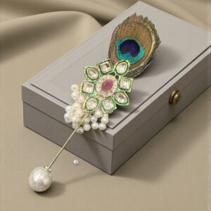 Morphank Design Brooch | Premium Wedding & Traditional Brooch Collection.(1 piece)