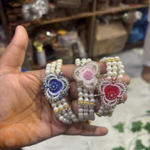 Designer Pearl Bracelet – Traditional & Fancy Pearl Bracelet./ (1 piece)