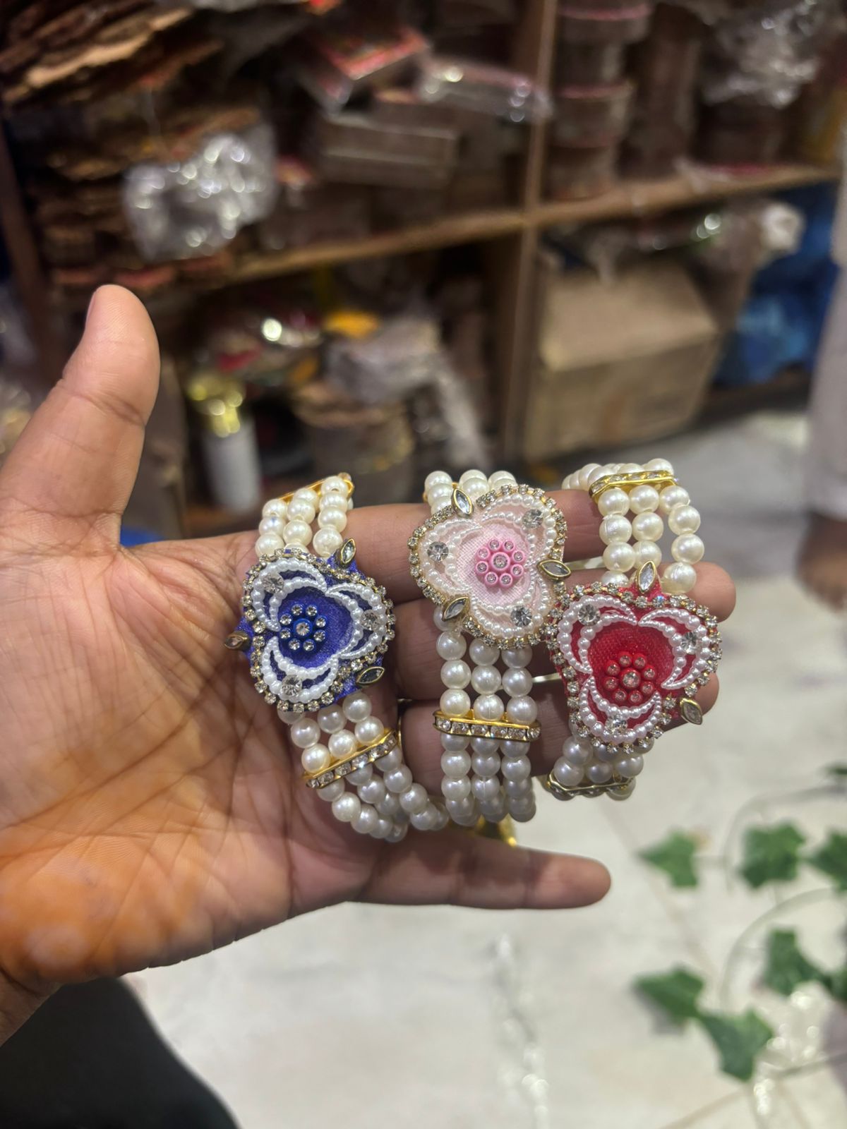 Designer Pearl Bracelet – Traditional & Fancy Pearl Bracelet./ (1 piece)