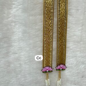 Golden Design Barat Swagat Patka – Premium Wedding Welcome Patka.( 1 Piece)