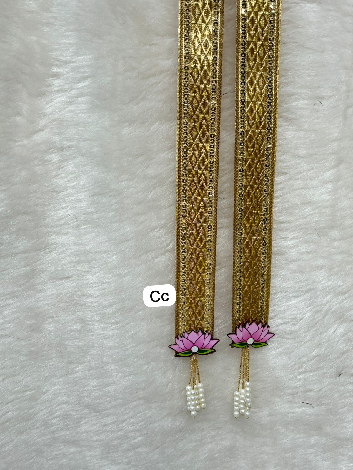 Golden design barat swagat patka for premium wedding welcome