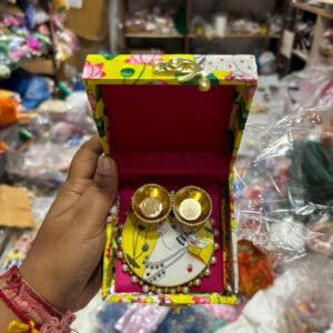 Box With Roli Chawal Plate – Traditional Puja & Gift Sets.