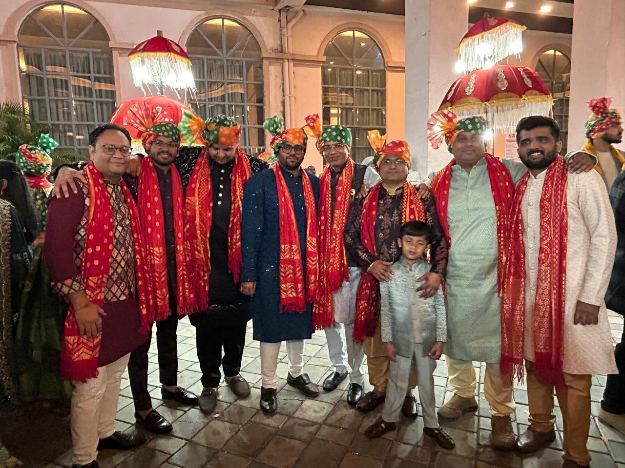 Red Barat Swagat Dupatta – Wedding Welcome & Baraat Ceremony Dupattas.