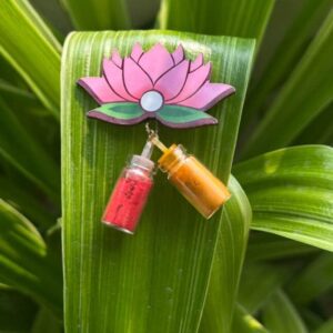 Lotus Design Haldi Kumkum Hamper (1 Piece)