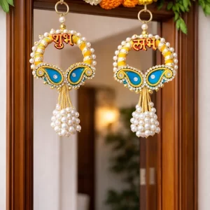 Shubh Labh decorative wall hanging set for Diwali home entrance decor