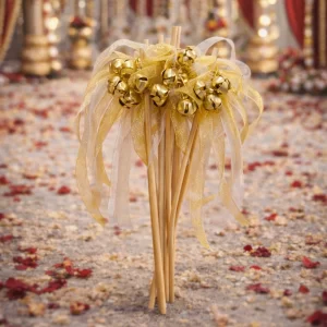 colorful handmade wedding rattles for Indian wedding rituals