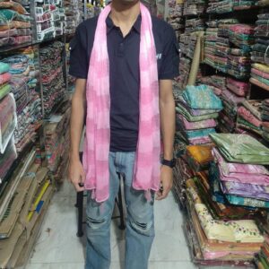 Light pink chunari design dupatta for traditional and festive use