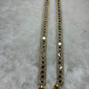 Mirror design barat swagat phatka used for groom welcome at Indian wedding