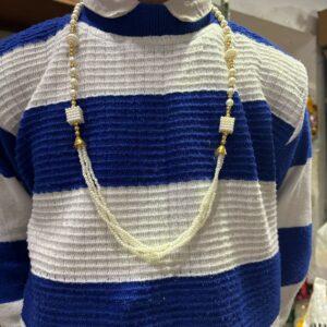 Pearl design barat swagat mala for wedding guest welcome