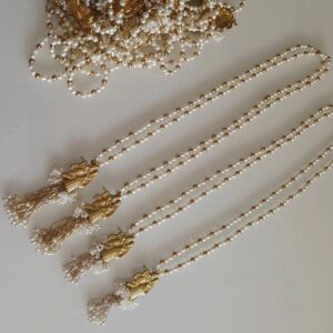 Traditional Radha Krishna barat swagat mala for wedding entry