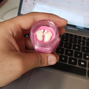 Baby shower candle for return gifts cute decorative candle for baby welcome