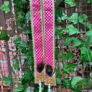 Designer murli and morpank style wedding swagat phatka for baraat welcome