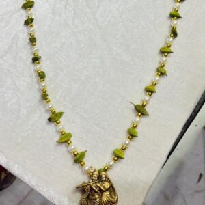 Handmade Radha Krishna design real elaichi swagat mala for wedding barat welcome