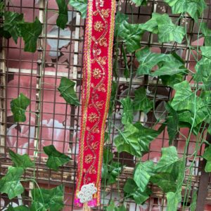 Traditional swagat phatka for wedding welcome and groom entry