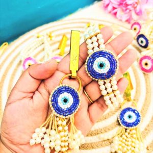 Ethnic designer bracelet with satka for wedding and pooja ceremonies