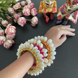 Elegant kodi style bracelet for girls in traditional Indian design