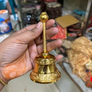 Traditional handcrafted Gadha bell for home temple and pooja decor